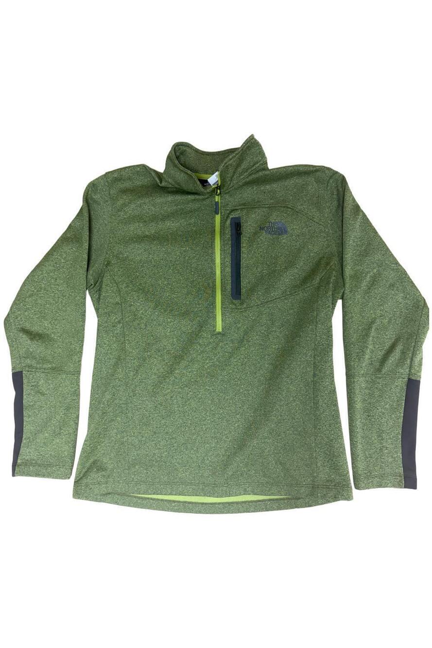 The North Face Men's Canyonlands 1/2 Zip Jacket Green/Gray - Regular